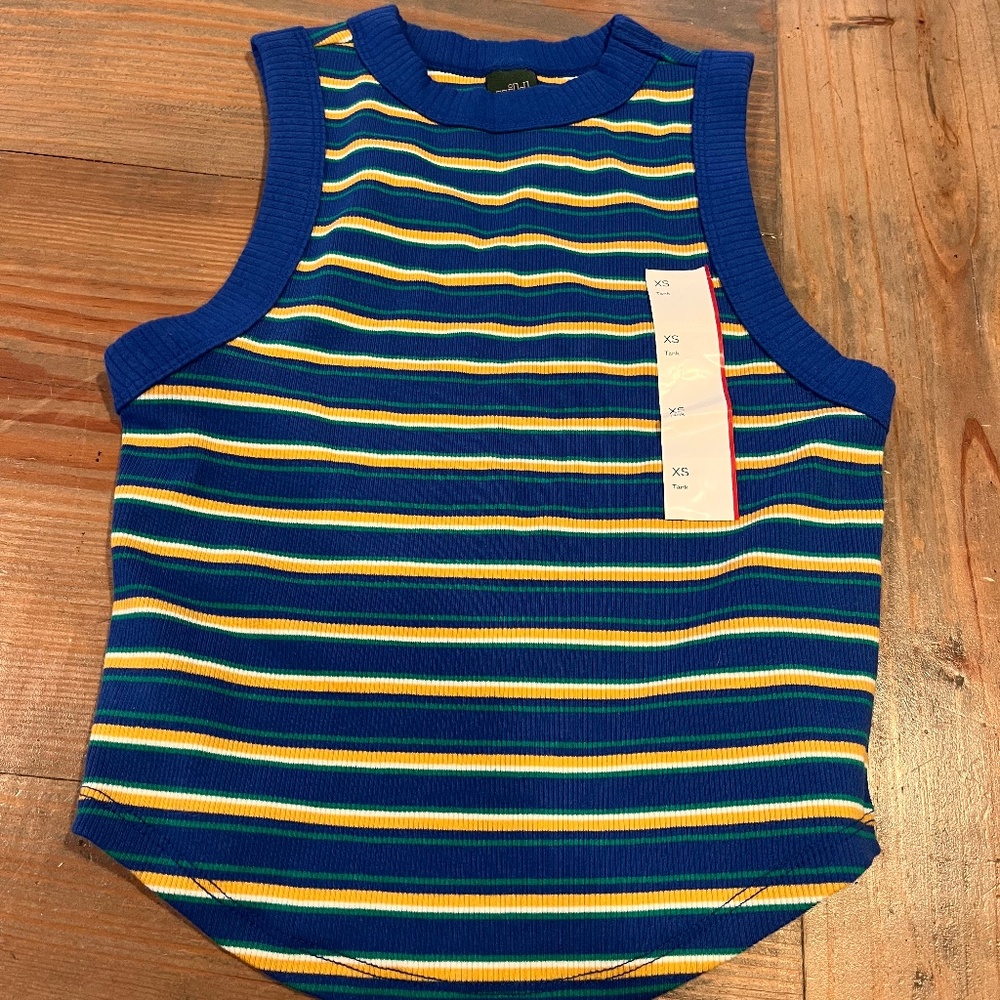 Blue tank xs